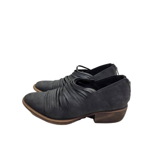 Coconuts By Matisse Women's Meade Grey Caged Cutout Back Zip Shoes - 8.5 M - Picture 2 of 8